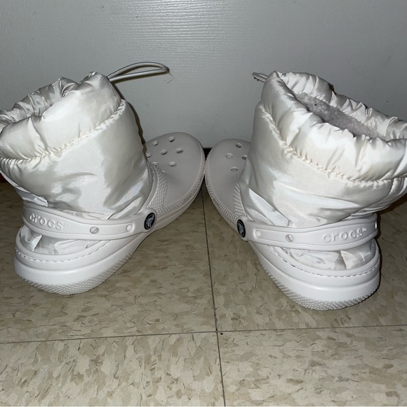 Crocs classic lined neo puff boots white 7 - Picture 10 of 10